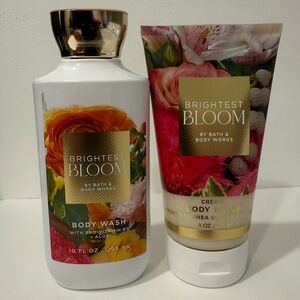 Bath & Body Works Brightest Bloom Full Size Duo Body Wash and Creamy Body Scrub